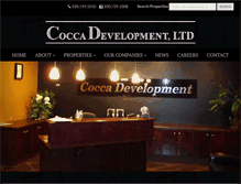 Tablet Screenshot of coccadevelopment.com